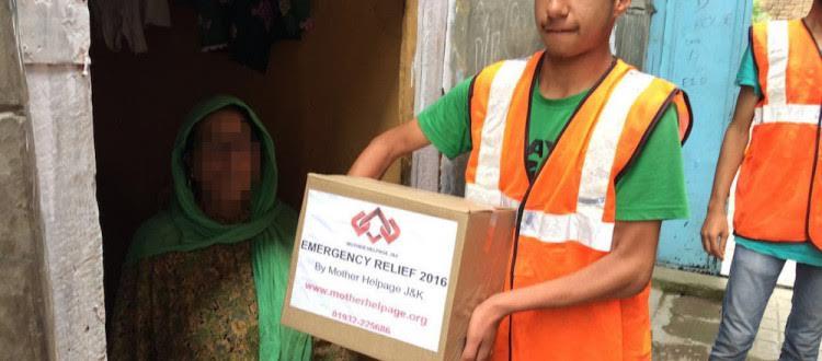 MHW provides food, medical support to 500 families in violence hit Kashmir